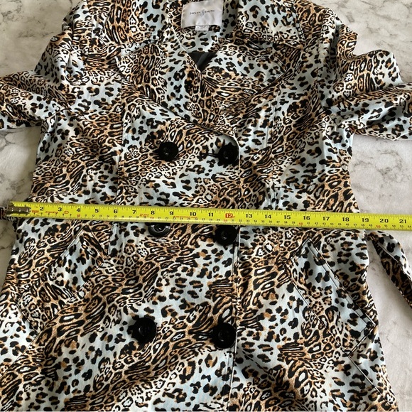 Jaclyn Smith fully lined jacket cheetah print size small - Picture 4 of 9
